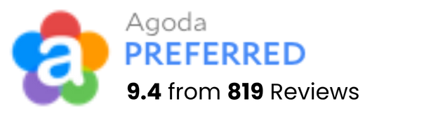 Agoda preffered badge with reviews